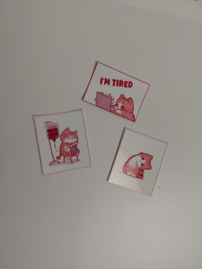 ✨ Tapis de souris – “Focus Mode… Almost On + 3 Stickers ✨